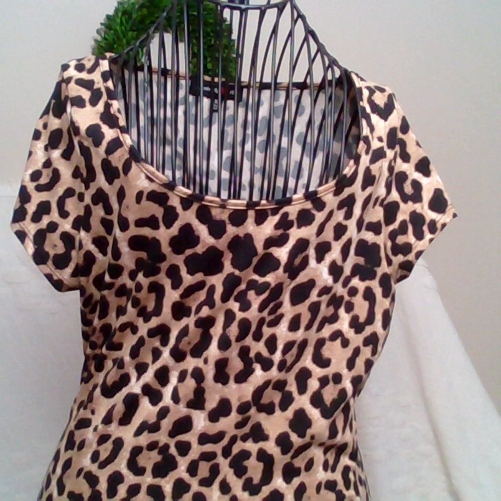 leopard print dress